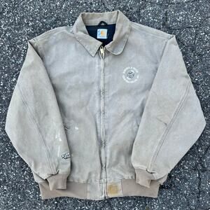 Vintage Y2K des beige Carhartt Santa Fe work wear active style jacket